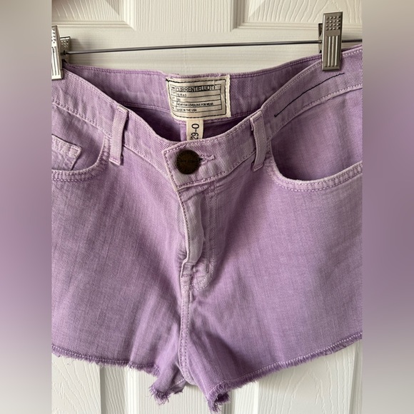 Current/Elliott The Boyfriend Short Low Rise Lavender Size 29 Like New - Picture 3 of 10